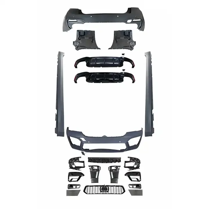 M5 Style Car Front Rear Bumper Front Lip Rear Diffuser Side Skirt Vents Spoiler Facelift Body Kit For BMWs G30 LCI 2021+
M5 Style Car Front Rear Bumper Front Lip Rear Diffuser Side Skirt Vents Spoiler Facelift Body Kit For BMWs G30 LCI 2021+