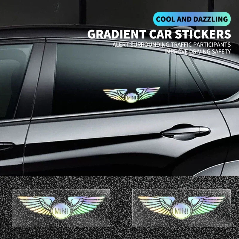 Laser Rainbow Angel Wings Car Fuel Tank Decals For MINI Cooper One R50 R52 R54 R53 R56 Countryman R60 F55 F56 JCW Accessories
Laser Rainbow Angel Wings Car Fuel Tank Decals For MINI Cooper One R50 R52 R54 R53 R56 Countryman R60 F55 F56 JCW Accessories