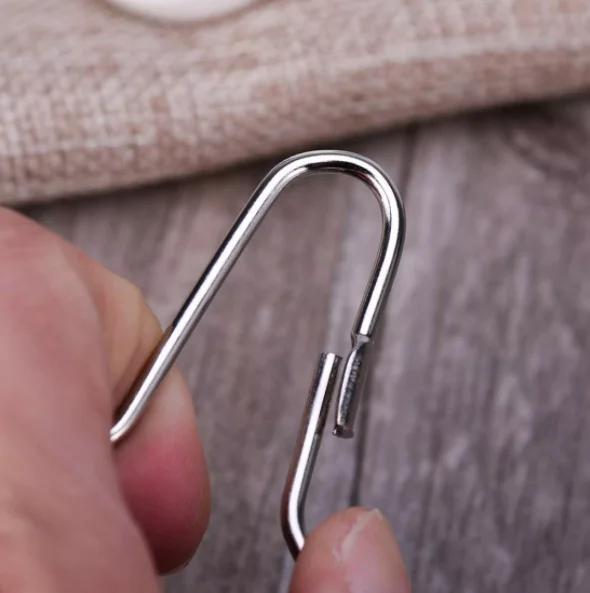 50pcs Gourd Buckle Stainless Steel Bath Curtain Movable Hook Compact Easy To Install Bathroom Hanging Hook Bathroom Accessory
50pcs Gourd Buckle Stainless Steel Bath Curtain Movable Hook Compact Easy To Install Bathroom Hanging Hook Bathroom Accessory
