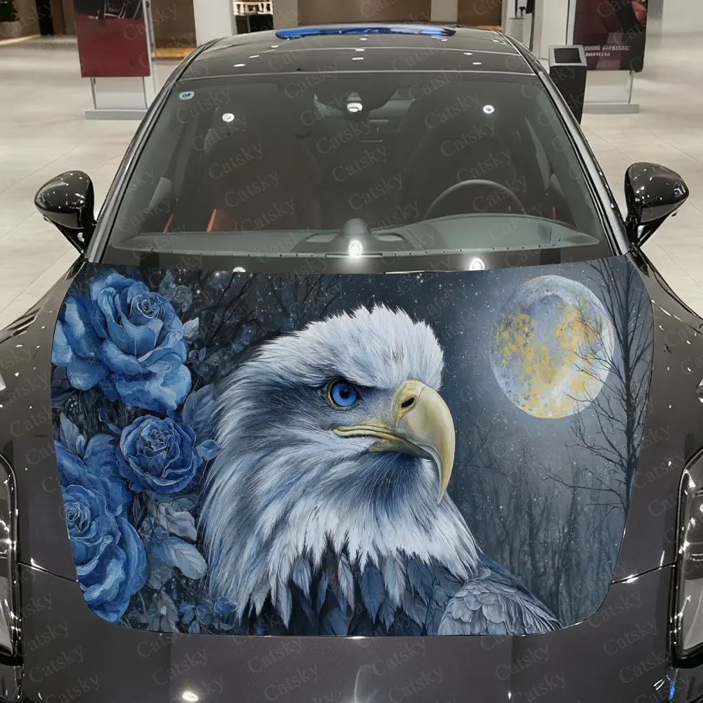 Blue-toned Eagle Car Vinyl Wrap, PVC Material Waterproof Car Hood Sticker, Self-Adhesive Scratch-Resistant Stickers for Engine C
Blue-toned Eagle Car Vinyl Wrap, PVC Material Waterproof Car Hood Sticker, Self-Adhesive Scratch-Resistant Stickers for Engine C