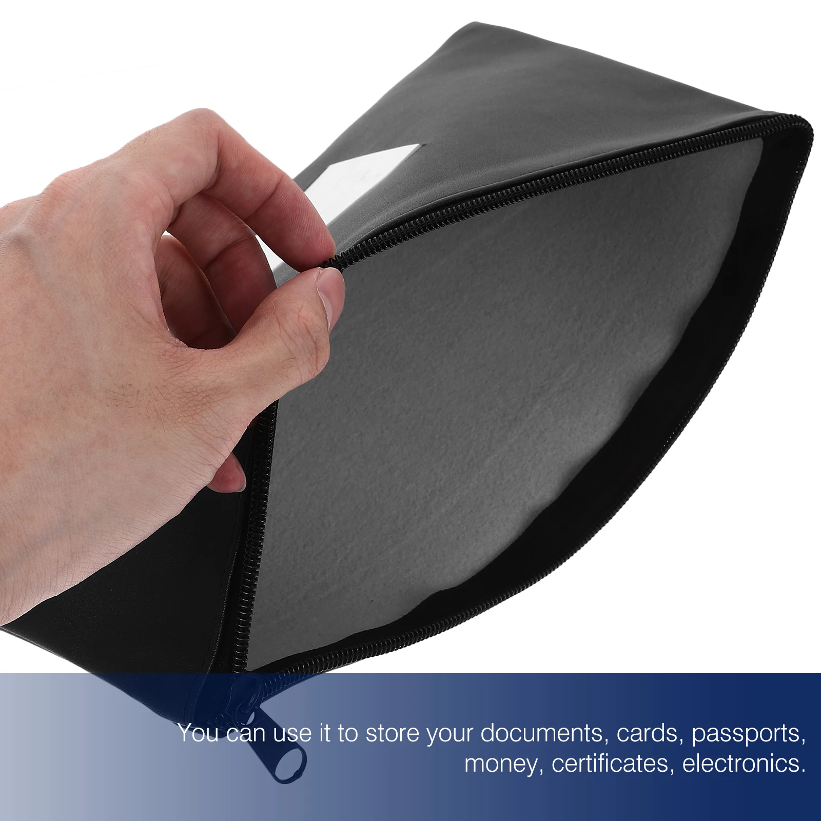 PU Bill Organizer with Card Slot Black Cash Bag for Money Storage Travel Pouch Envelopes Documents Passport Holder
PU Bill Organizer with Card Slot Black Cash Bag for Money Storage Travel Pouch Envelopes Documents Passport Holder