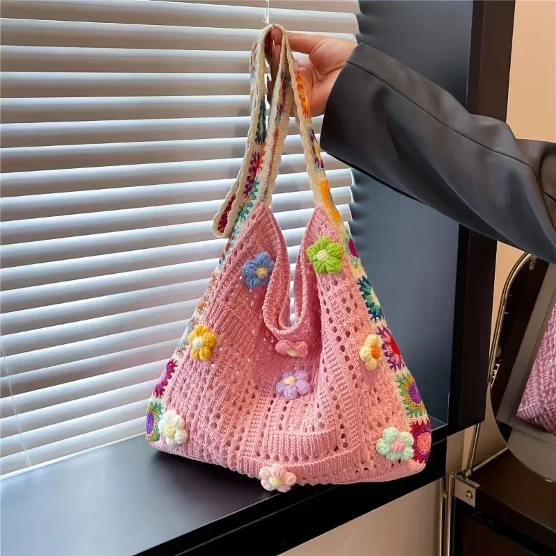Women's Beach Crossbody Bag Flowers Fashion Handbags Large Capacity Summer Beach Casual Shoulder Bag Girls Tote Shopper Bag
Women's Beach Crossbody Bag Flowers Fashion Handbags Large Capacity Summer Beach Casual Shoulder Bag Girls Tote Shopper Bag