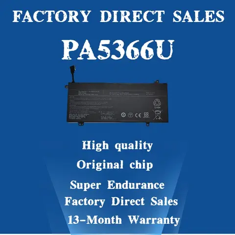 PA5366U-1BRS de batterie d'ordinateur portable pour Toshiba ociabook Satellite Pro L50 série L50-G 4ICP6/15.4 PA5366 PA5366u 47/