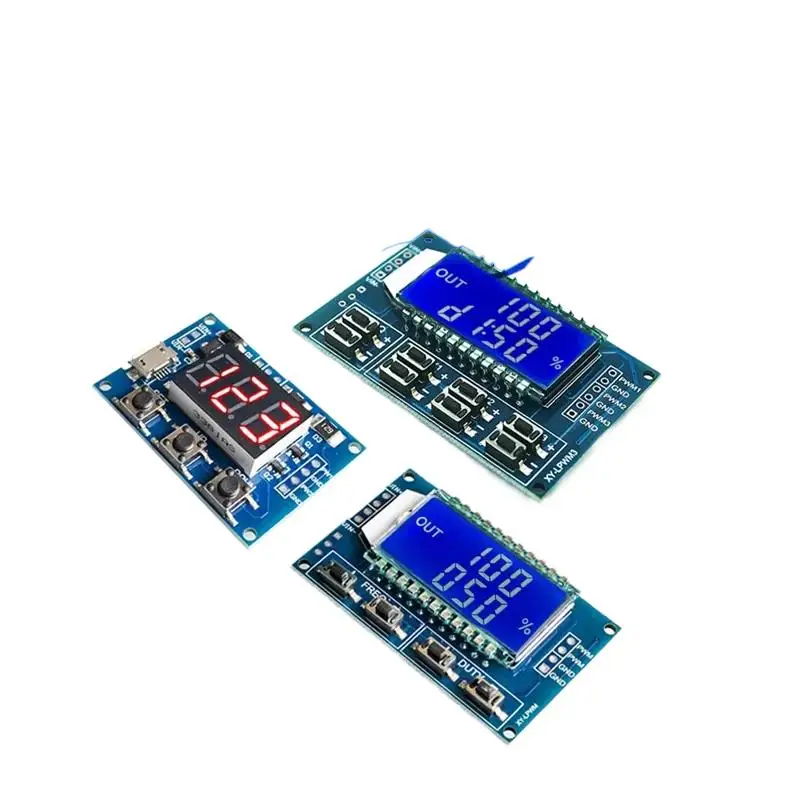 Signal Generator PWM Pulse Frequency Duty Cycle Adjustable Module LCD Display 1Hz-150Khz 3.3V-30V PWM Board Module
Signal Generator PWM Pulse Frequency Duty Cycle Adjustable Module LCD Display 1Hz-150Khz 3.3V-30V PWM Board Module