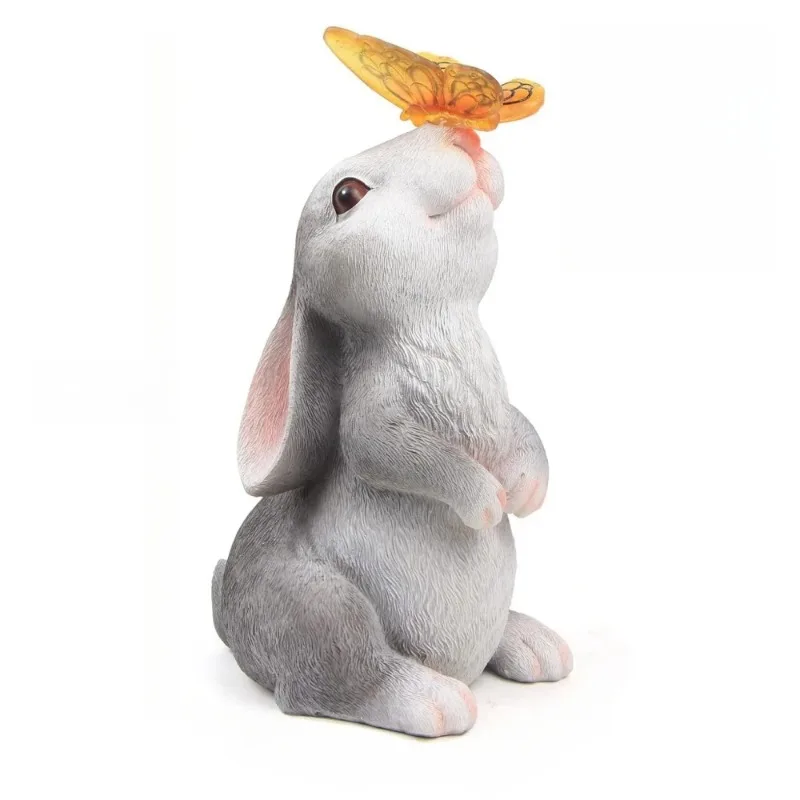 Outdoor Solar Rabbit Butterfly Statue Resin Crafts Animal Garden Courtyard Light Decoration
Outdoor Solar Rabbit Butterfly Statue Resin Crafts Animal Garden Courtyard Light Decoration