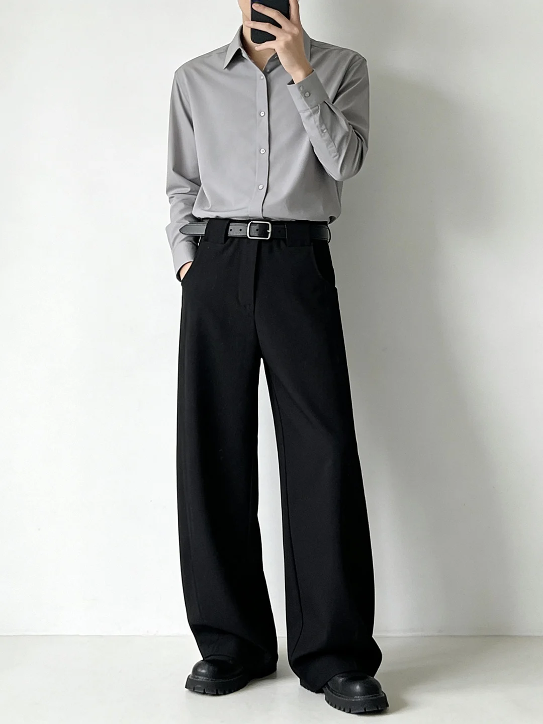 Bla Commute Sle Men's Slas Trousers Knife Suit Pants Casual Wide Leg Straight Cut Non-ironed Busin Wear
Bla Commute Sle Men's Slas Trousers Knife Suit Pants Casual Wide Leg Straight Cut Non-ironed Busin Wear