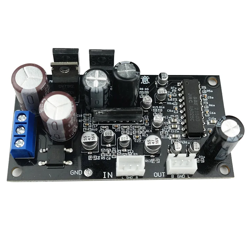 MM Phono Amplifier Module Vinyl Record Player Preamplifier Board With JRC2150BBE Treble Bass Effect Processing
MM Phono Amplifier Module Vinyl Record Player Preamplifier Board With JRC2150BBE Treble Bass Effect Processing