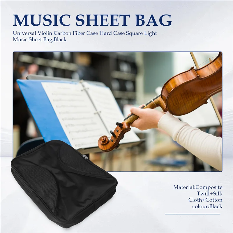 A99I-Universal Violin Carbon Fiber Case Hard Case Square Light Music Sheet Bag
A99I-Universal Violin Carbon Fiber Case Hard Case Square Light Music Sheet Bag