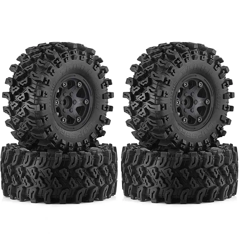 Комплект колес и шин с бусинами 2,2. Пластиковые колеса для скалолазания по бездорожью и вставками из губки, вездеходные шины. Для камня в масштабе 1:10.
Комплект колес и шин с бусинами 2,2. Пластиковые колеса для скалолазания по бездорожью и вставками из губки, вездеходные шины. Для камня в масштабе 1:10.