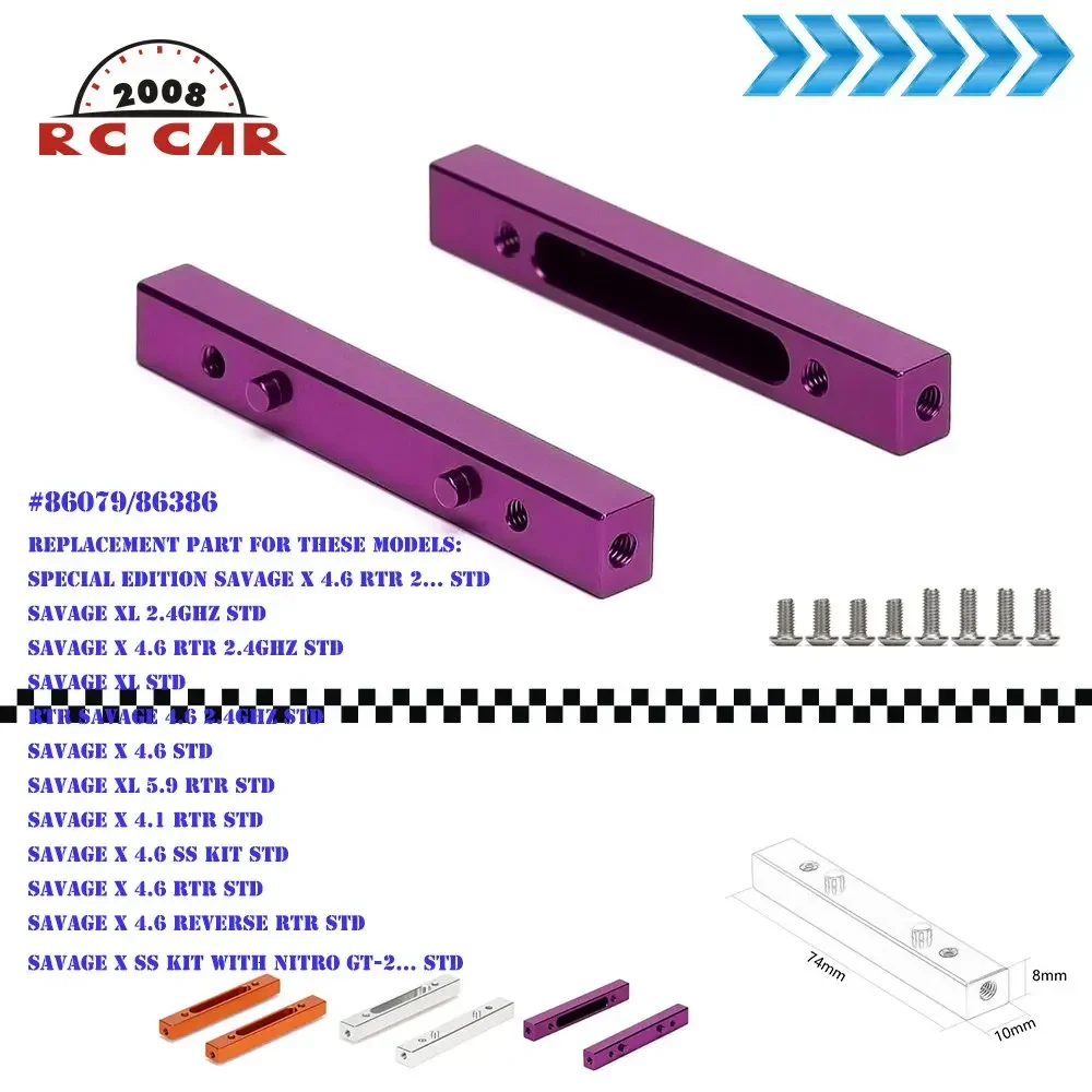 Aluminun Engine Mount Brace Metal 8x10x74mm #86079 #86386 FOR HPI 1/8 SAVAGE X XL SS 3.5 4.1 4.6 RTR 5.9
Aluminun Engine Mount Brace Metal 8x10x74mm #86079 #86386 FOR HPI 1/8 SAVAGE X XL SS 3.5 4.1 4.6 RTR 5.9