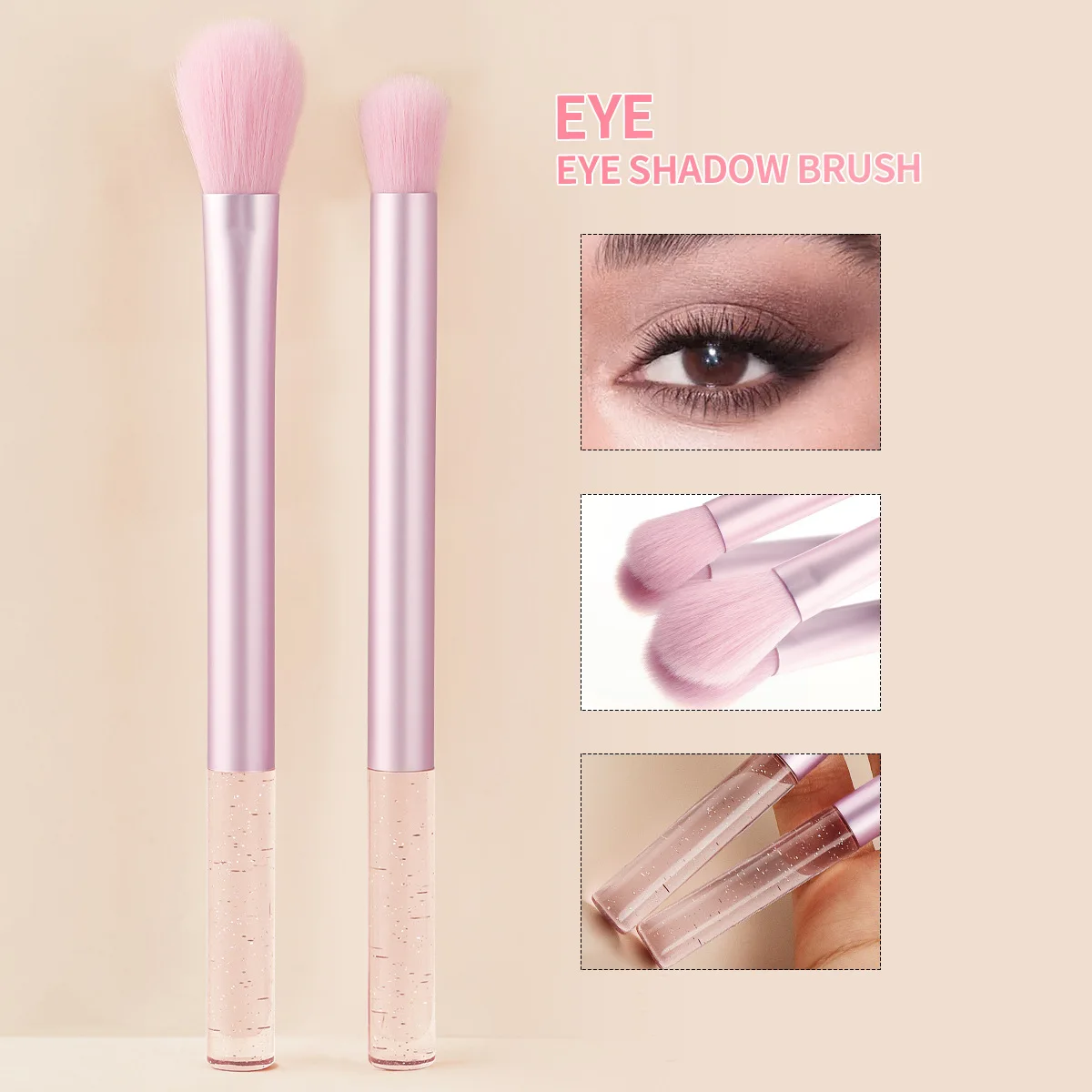 2-Piece Crystal Handle Mini Makeup Brushes - Eyeshadow, Foundation & Blush Brush Set for Precise Application
2-Piece Crystal Handle Mini Makeup Brushes - Eyeshadow, Foundation & Blush Brush Set for Precise Application