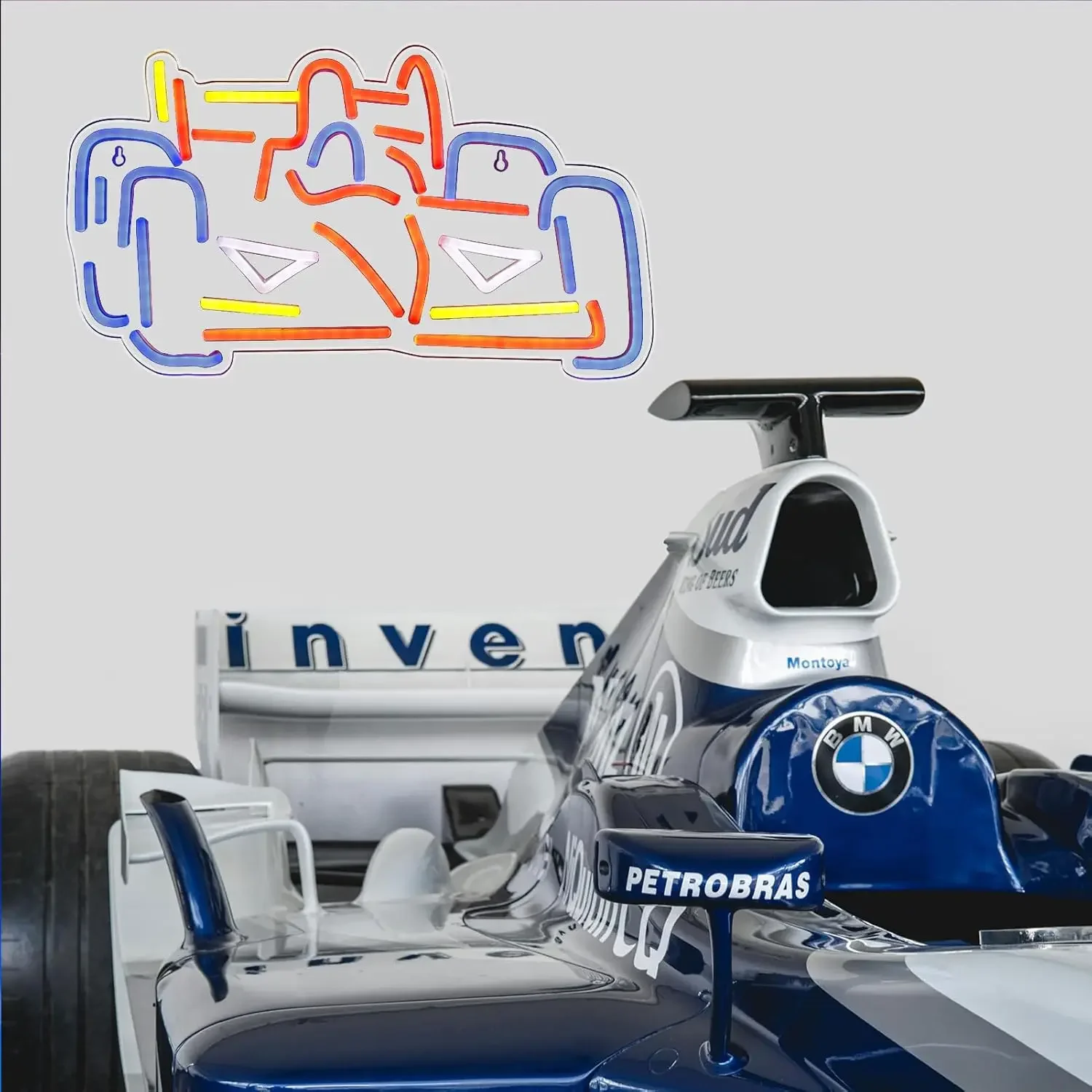 Formula Cars Neon Signs Go Kart Neon Light Sign Racecar Decor for Man Cave Party Home Decor Gifts for Racing Enthusiasts
Formula Cars Neon Signs Go Kart Neon Light Sign Racecar Decor for Man Cave Party Home Decor Gifts for Racing Enthusiasts
