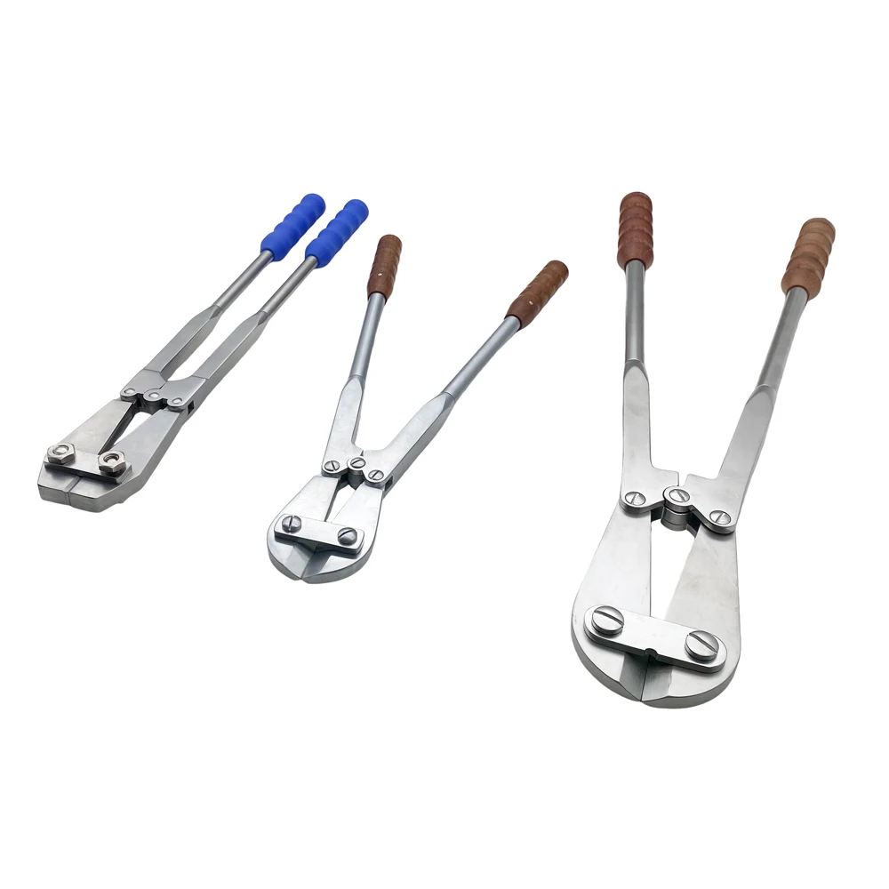 Wire Cutter 4mm 6mm External Fixation Detachable Wooden Handle Silicone Handle Veterinary Orthopedic Instrument
Wire Cutter 4mm 6mm External Fixation Detachable Wooden Handle Silicone Handle Veterinary Orthopedic Instrument