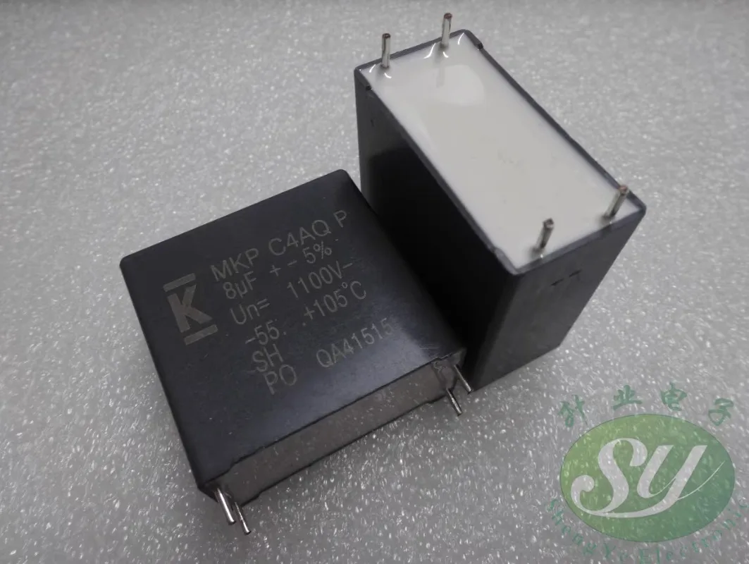 MKP C4AQ 8.0uf/1100V 8u0 805 New non-inductive absorption protection film capacitor
MKP C4AQ 8.0uf/1100V 8u0 805 New non-inductive absorption protection film capacitor