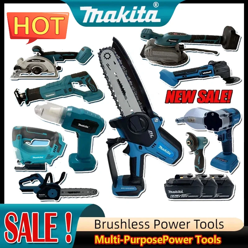 2026 Makita Brushless Grinder Butter Gun Chainsaw Inflator Combination Silicone Gun Cutting Machine Set for 18v Battery
2026 Makita Brushless Grinder Butter Gun Chainsaw Inflator Combination Silicone Gun Cutting Machine Set for 18v Battery