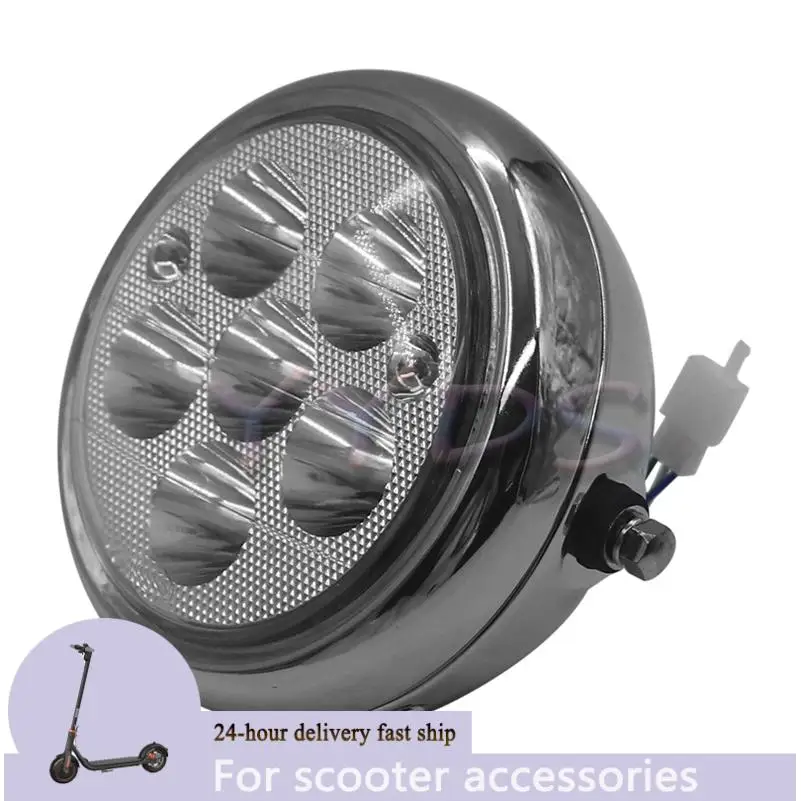 lamp 6 Beads LED Round Headlight 12V-80V 5 Inch Circular Lamp for Citycoco Electric Scooter Accessories
lamp 6 Beads LED Round Headlight 12V-80V 5 Inch Circular Lamp for Citycoco Electric Scooter Accessories