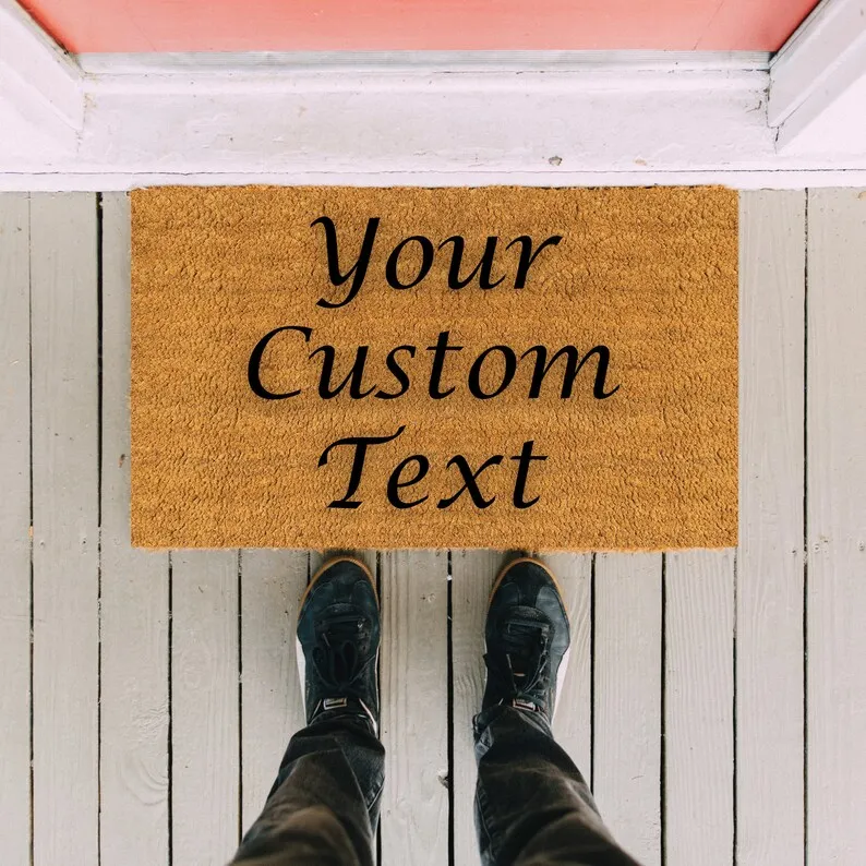 Coir Doormat Your Custom Text Logo Design Here Welcome Mats Personalized Entrance Outdoor Floor Rugs Doormat housewarming Gifts
Coir Doormat Your Custom Text Logo Design Here Welcome Mats Personalized Entrance Outdoor Floor Rugs Doormat housewarming Gifts