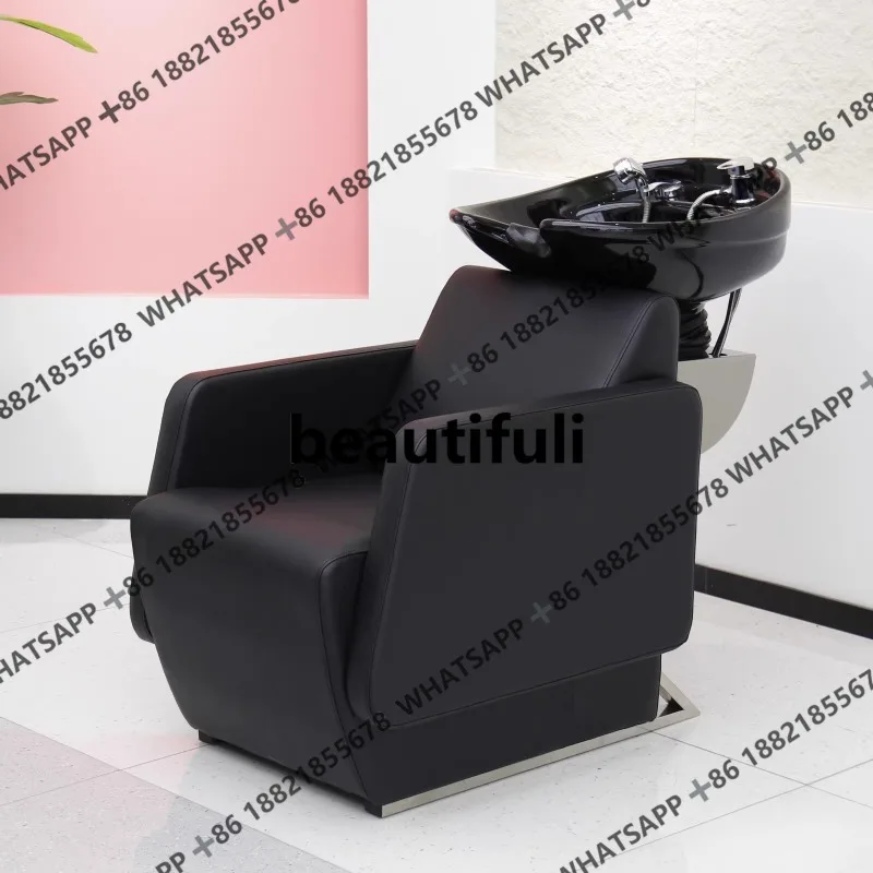New high-end hair salon sitting flush bed home hairdressing shampoo bed hair salon special
New high-end hair salon sitting flush bed home hairdressing shampoo bed hair salon special