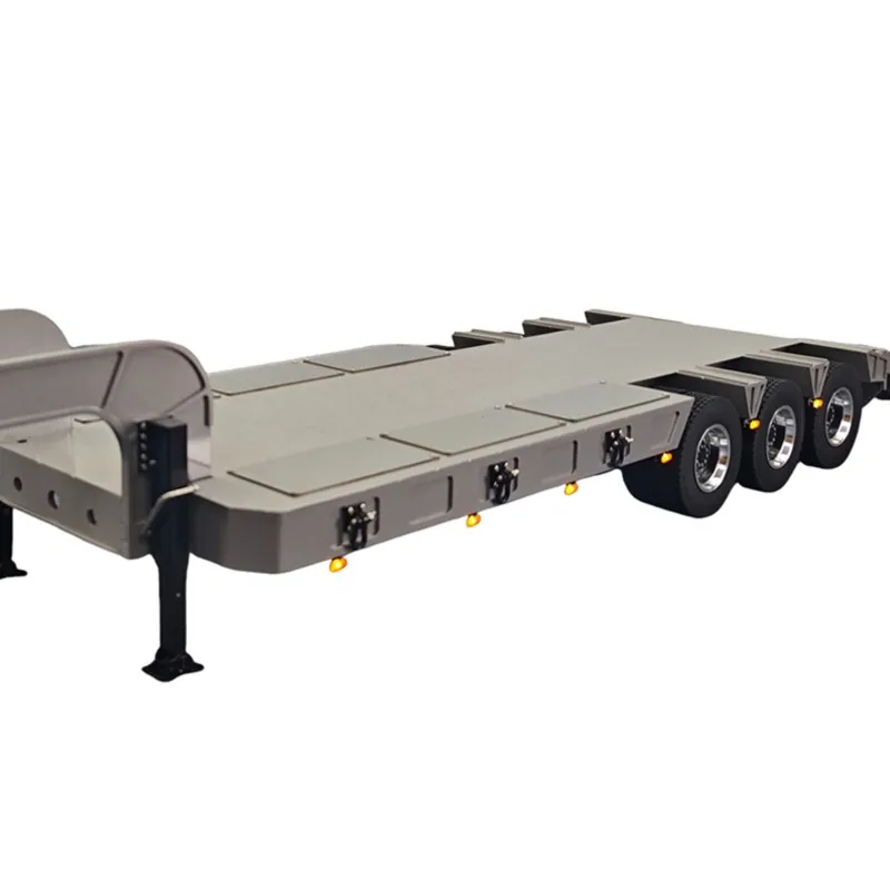 1/14 Metal 3Axles Gooseneck Lowboy Trailer Manual Support Legs for Remote Control Tractor Truck 4151AK RC Lorry Car Model
1/14 Metal 3Axles Gooseneck Lowboy Trailer Manual Support Legs for Remote Control Tractor Truck 4151AK RC Lorry Car Model