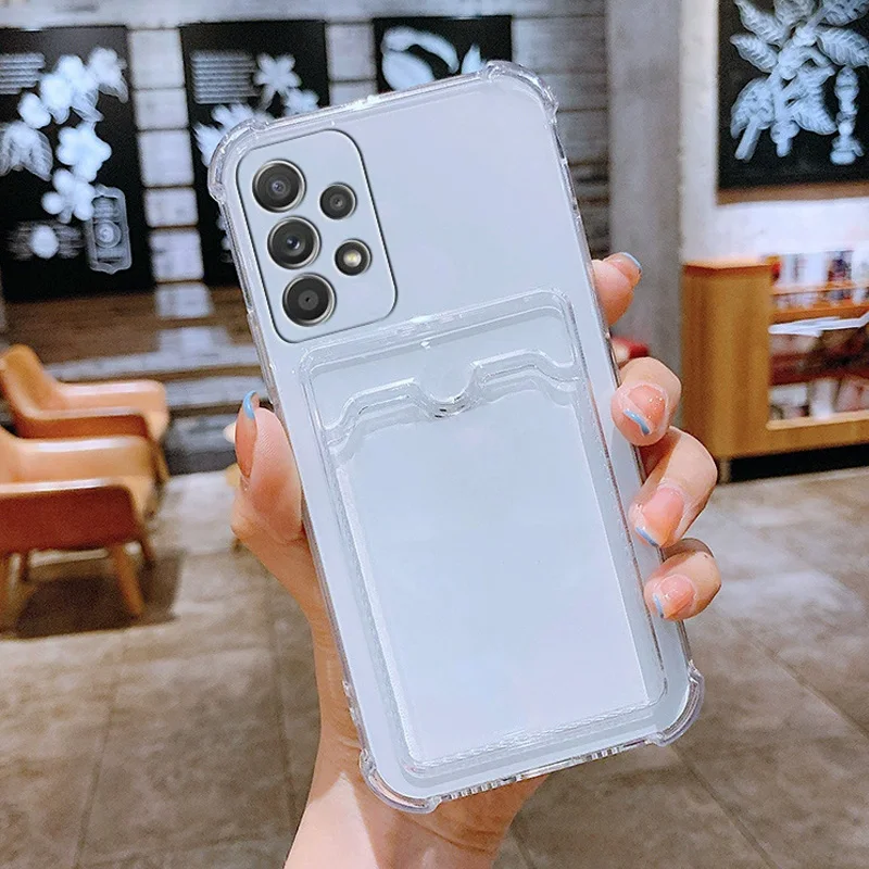 Transparent Can Insert Card Phone Case For Samsung Galaxy S25 S24 S23 Ultra S22 S21 A53 A54 A15 A16 Lens Protection Back Cover
Transparent Can Insert Card Phone Case For Samsung Galaxy S25 S24 S23 Ultra S22 S21 A53 A54 A15 A16 Lens Protection Back Cover
