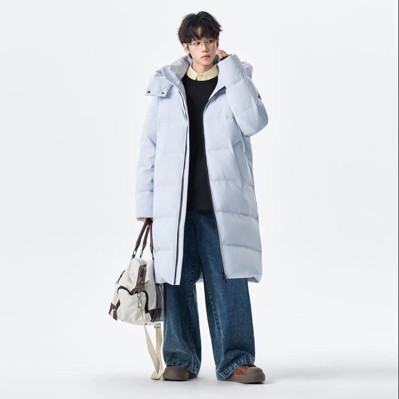 Мужская модная свободная теплая куртка средней длины с капюшоном на пуху, осенне-зимняя, новая, повседневная, для отдыха, с пуховым наполнителем
Мужская модная свободная теплая куртка средней длины с капюшоном на пуху, осенне-зимняя, новая, повседневная, для отдыха, с пуховым наполнителем