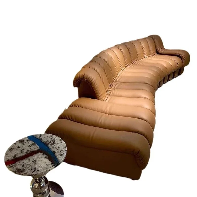 t S-shaped villa room module combination s fa designer snake-shaped leather sofa hotel lobby s ofa
t S-shaped villa room module combination s fa designer snake-shaped leather sofa hotel lobby s ofa