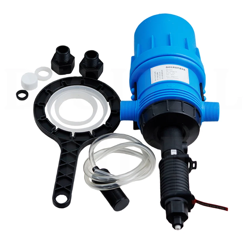 Fertilizer Injector 0.4%-4% Automatic Hybrid Proportional Pump Chemical Liquid Doser Dispenser Dosing Pump for Garden Working
Fertilizer Injector 0.4%-4% Automatic Hybrid Proportional Pump Chemical Liquid Doser Dispenser Dosing Pump for Garden Working