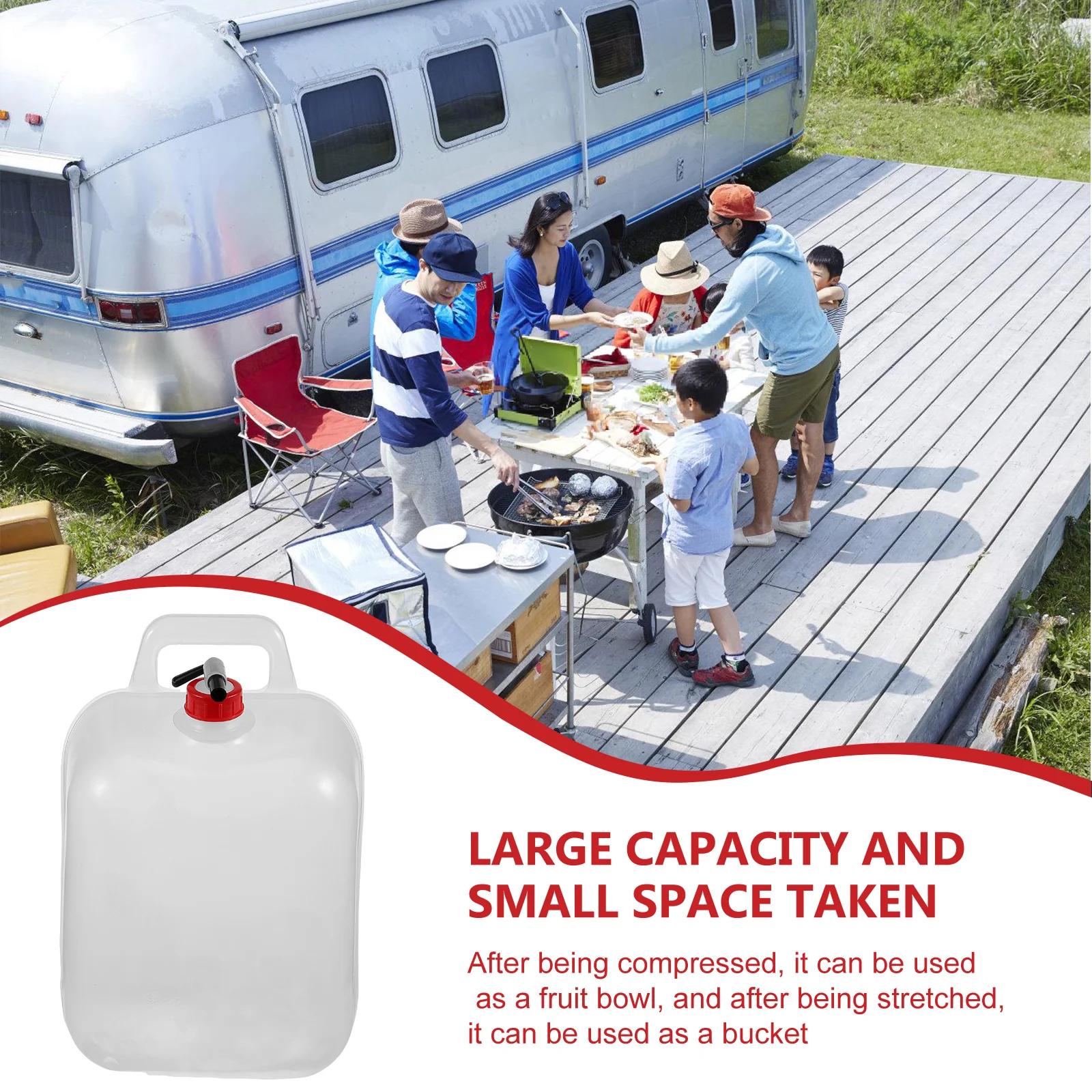 1pc Folding Bucket 10L PE Material Large Capacity Water Tank Portable for Camping Hiking Compressible Fruit Bowl Safe Healthy
1pc Folding Bucket 10L PE Material Large Capacity Water Tank Portable for Camping Hiking Compressible Fruit Bowl Safe Healthy