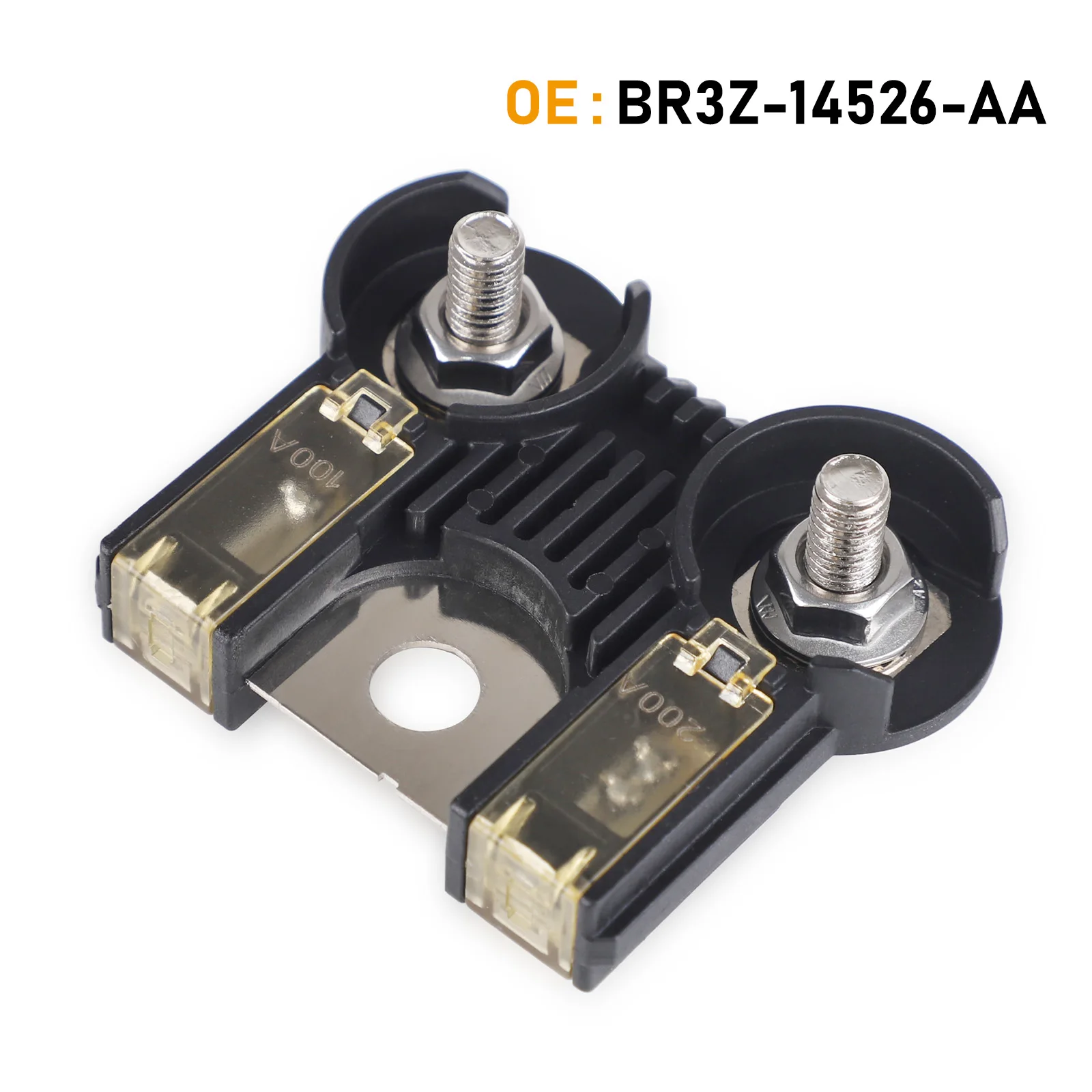 Battery Fuse Terminal With Nuts 200Amp 100A Car Replaces Battery Cable Fuse For Ford Mustang 2005-2014 BR3Z14526AA BR3T14A094AA
Battery Fuse Terminal With Nuts 200Amp 100A Car Replaces Battery Cable Fuse For Ford Mustang 2005-2014 BR3Z14526AA BR3T14A094AA