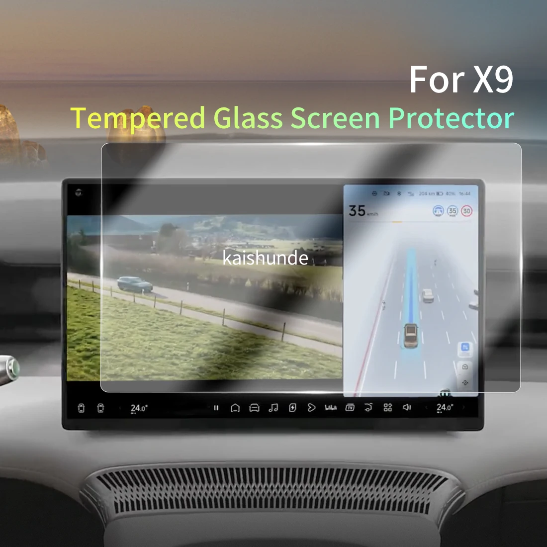 Car Stickers Meters Protector For24 Xiaopeng X9 Tempered Glass Protective Film Display Navigation Vehicle
Car Stickers Meters Protector For24 Xiaopeng X9 Tempered Glass Protective Film Display Navigation Vehicle