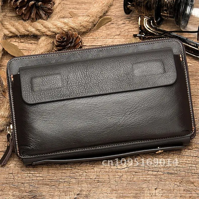 Soft Genuine Leather Clutch Wallet men's long top leather wallet layer cash wallet for bill card business cowhide handbag
Soft Genuine Leather Clutch Wallet men's long top leather wallet layer cash wallet for bill card business cowhide handbag