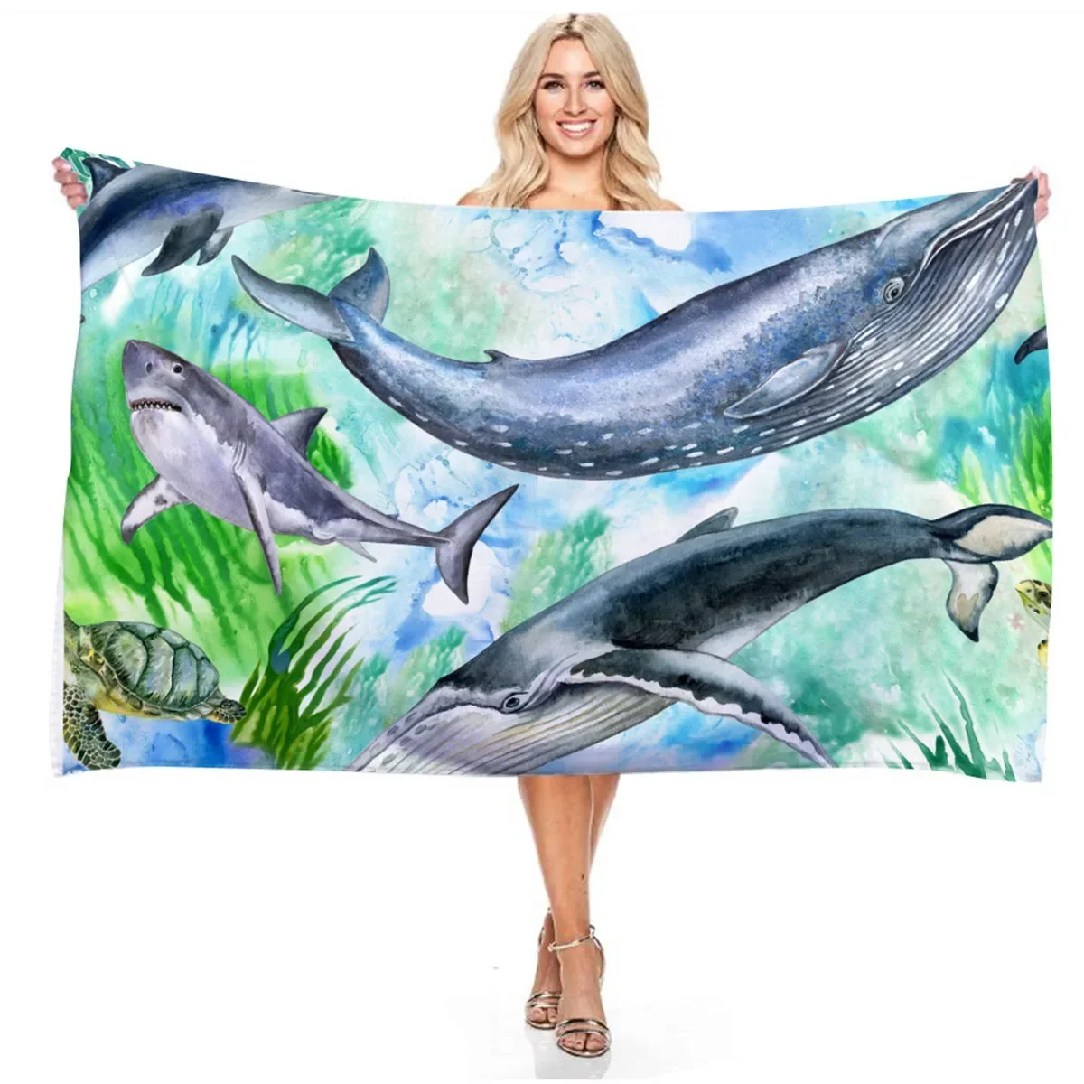 Ocean Series Animals Printed Rectangular Beach Towel Adult Children Bathroom Outdoor Microfiber Quick-dry Towel Travel Camping
Ocean Series Animals Printed Rectangular Beach Towel Adult Children Bathroom Outdoor Microfiber Quick-dry Towel Travel Camping
