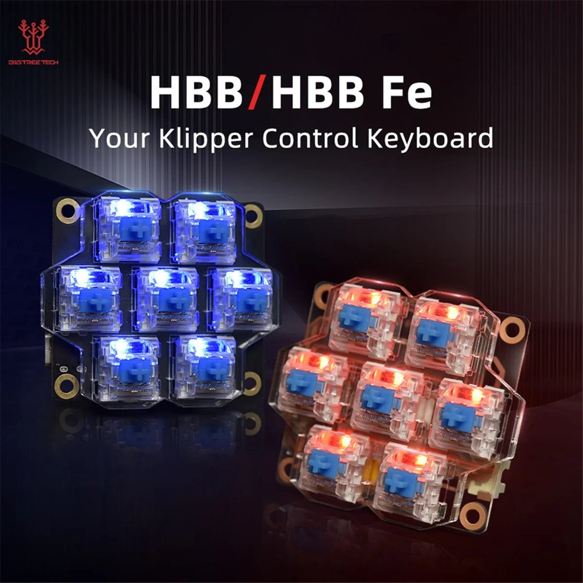 Плата BIGTREETECH HBB V1.0 для клавиатуры управления Klipper, 7 макрокнопок, RGB-подсветка, 3D-принтер «сделай сам», для Voron 2,4 Switchwire
Плата BIGTREETECH HBB V1.0 для клавиатуры управления Klipper, 7 макрокнопок, RGB-подсветка, 3D-принтер «сделай сам», для Voron 2,4 Switchwire