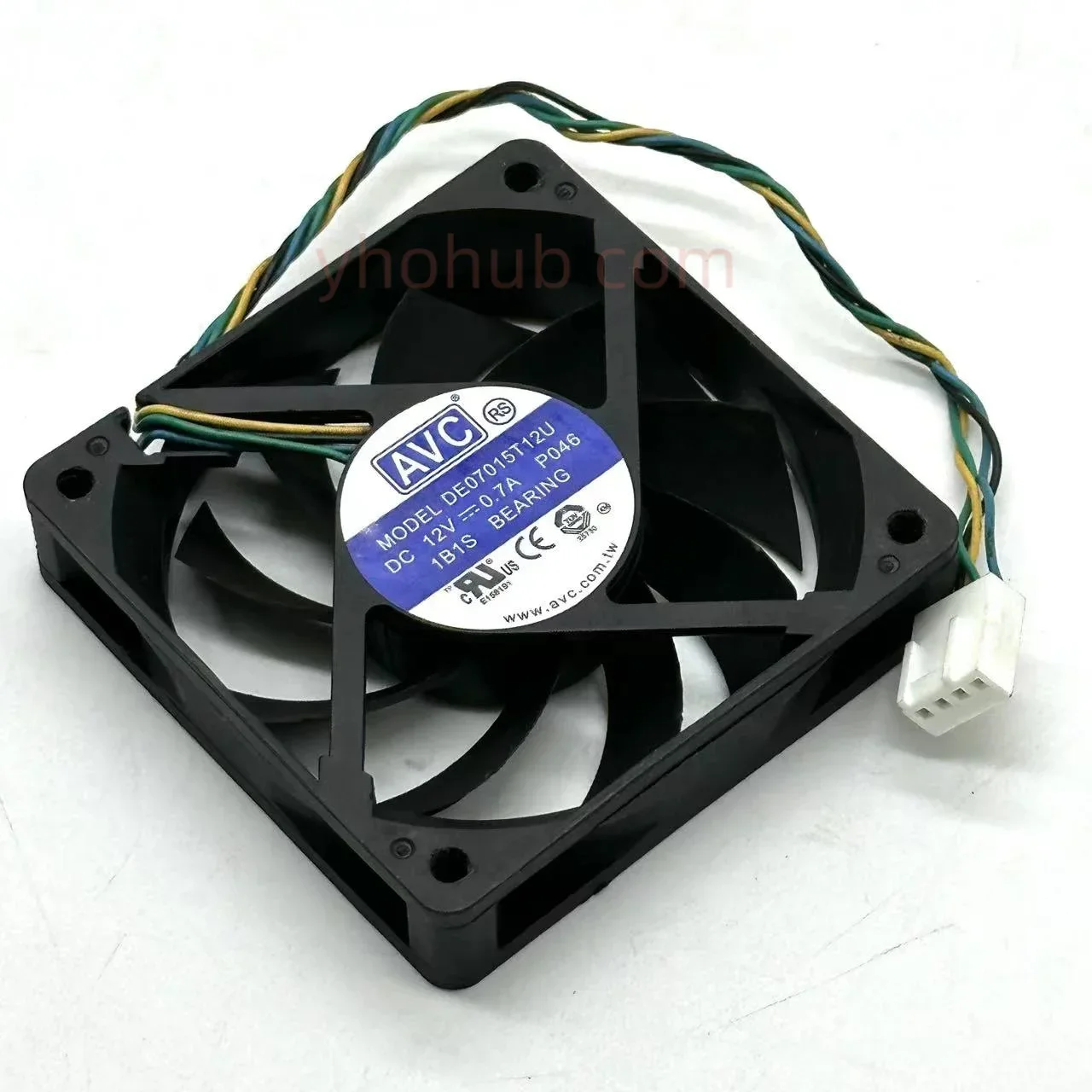 AVC DE0715T12U P046 DC 12V 0.7A 70x70x15mm 4-Wire Server Cooling Fan
AVC DE0715T12U P046 DC 12V 0.7A 70x70x15mm 4-Wire Server Cooling Fan