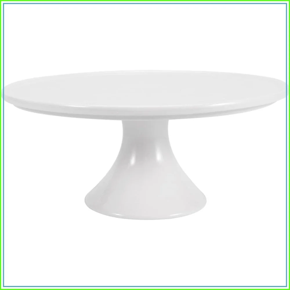 Ceramic Cake Stand, Fits Cakes Up to 8 in, Round White Dessert Pedestal for Cupcakes Cookies Pastries Fruit Display, 1 Pack
Ceramic Cake Stand, Fits Cakes Up to 8 in, Round White Dessert Pedestal for Cupcakes Cookies Pastries Fruit Display, 1 Pack