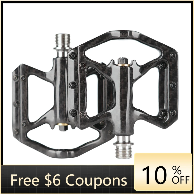 STLF ZEIUS Zeus Carbon Fiber 3 Ultra-Lightweight Bicycle Bearing with Titanium Alloy Pedal for Anti-Slip Function
STLF ZEIUS Zeus Carbon Fiber 3 Ultra-Lightweight Bicycle Bearing with Titanium Alloy Pedal for Anti-Slip Function