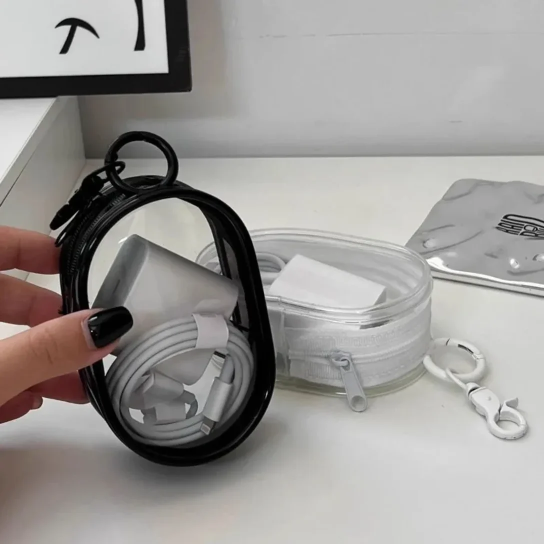 Transparent Travel Cable Organizer Bag Portable Charger Case Accessories Storage for Home Office Travel Pendant Design
Transparent Travel Cable Organizer Bag Portable Charger Case Accessories Storage for Home Office Travel Pendant Design