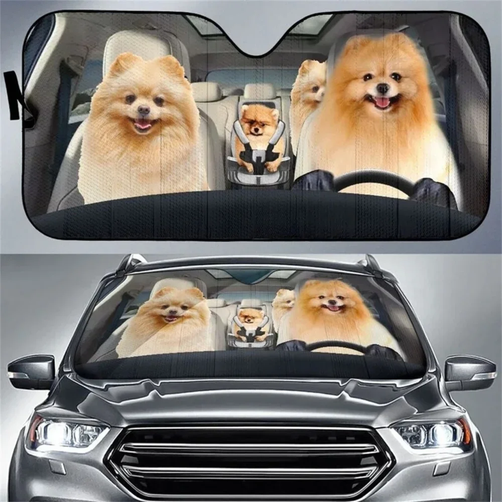 Car Sunshade Cute Pomeranian Printing Durable Foldable Front Window Windscreen Auto Block Sun Glare Cars Heat Reflector Covers
Car Sunshade Cute Pomeranian Printing Durable Foldable Front Window Windscreen Auto Block Sun Glare Cars Heat Reflector Covers