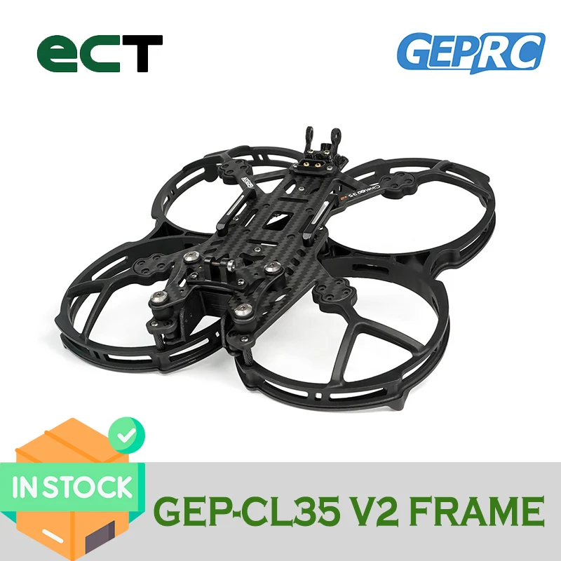 GEPRC GEP-CL35 V2 Frame Kits Suitable for CineLog35 V2 Drone Carbon Fiber Frame DIY RC FPV Quadcopter Drone Accessories Parts
GEPRC GEP-CL35 V2 Frame Kits Suitable for CineLog35 V2 Drone Carbon Fiber Frame DIY RC FPV Quadcopter Drone Accessories Parts