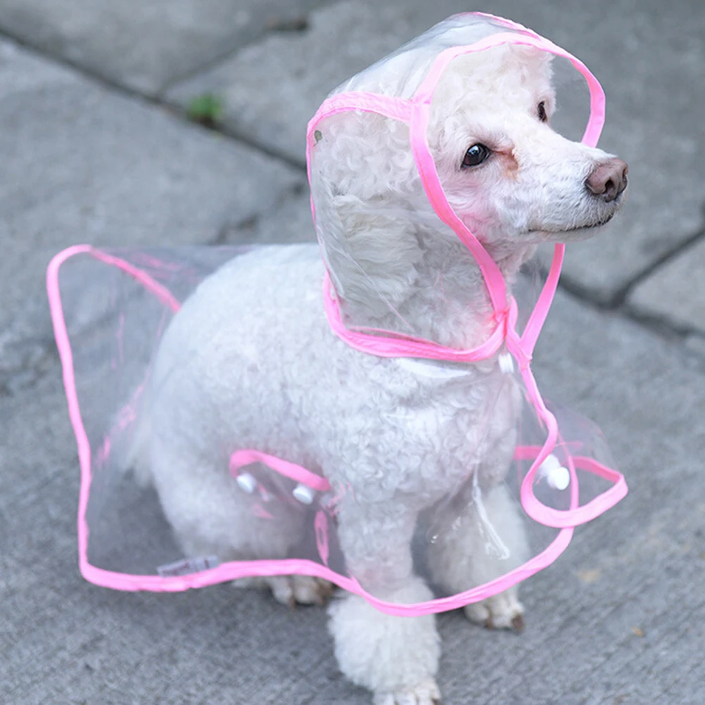 Waterproof Puppy Raincoat Transparent Pet Rainwear Clothes For Small Dogs Cats Size S Rose Red Lightweight Packable Pet Raincoat
Waterproof Puppy Raincoat Transparent Pet Rainwear Clothes For Small Dogs Cats Size S Rose Red Lightweight Packable Pet Raincoat