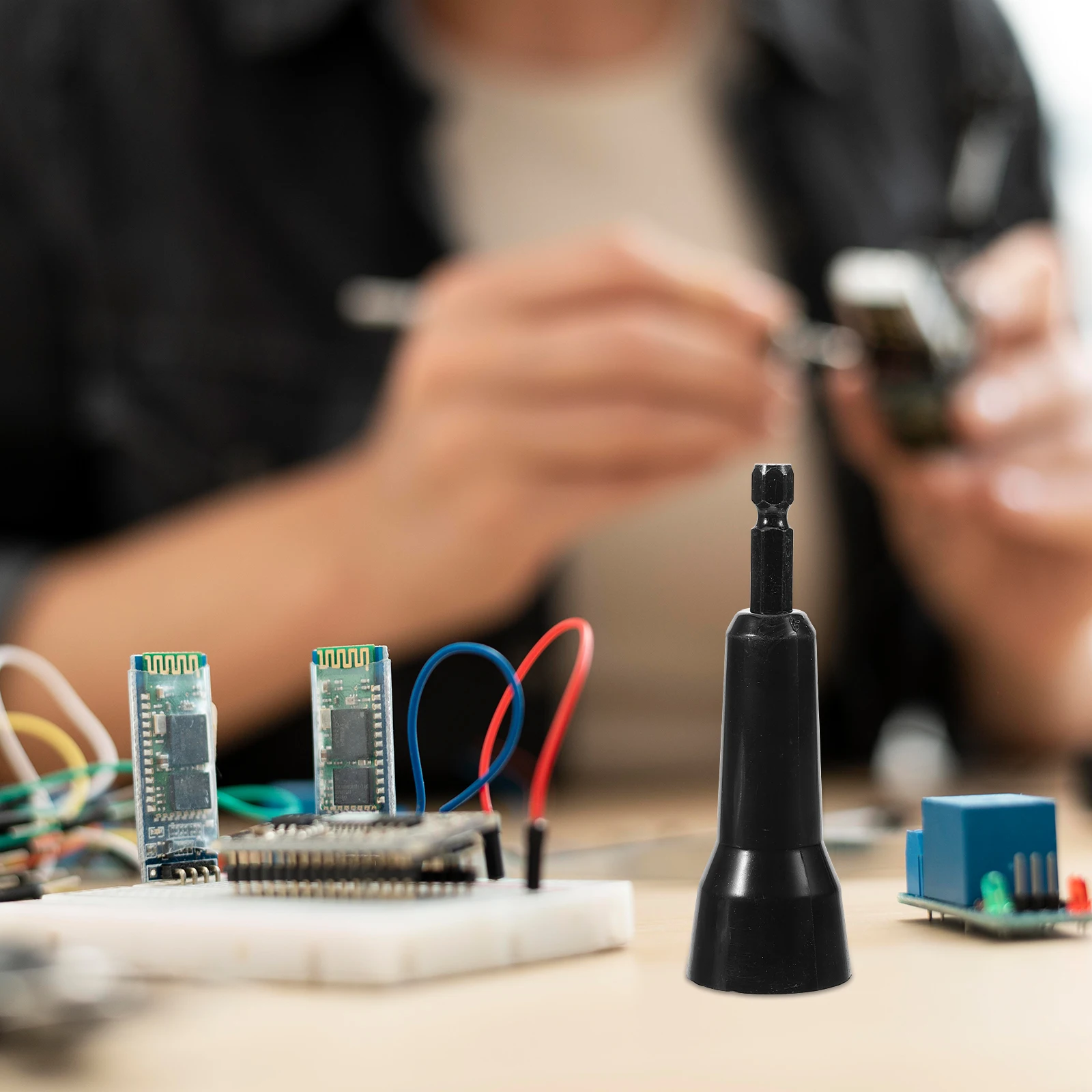 Wire Quick Connector Cable Crimping Tool Plastic Electrical Strippers Automatic Strip Twist Drill Socket Rotator Black 
Wire Quick Connector Cable Crimping Tool Plastic Electrical Strippers Automatic Strip Twist Drill Socket Rotator Black