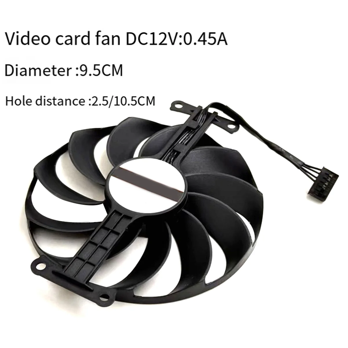 TCE 95MM 6PIN Cooling Fan for GTX1650 1630 GDDR6 4GB PHOENIX FDC10U12D9-C Video Card Cooling Fan
TCE 95MM 6PIN Cooling Fan for GTX1650 1630 GDDR6 4GB PHOENIX FDC10U12D9-C Video Card Cooling Fan