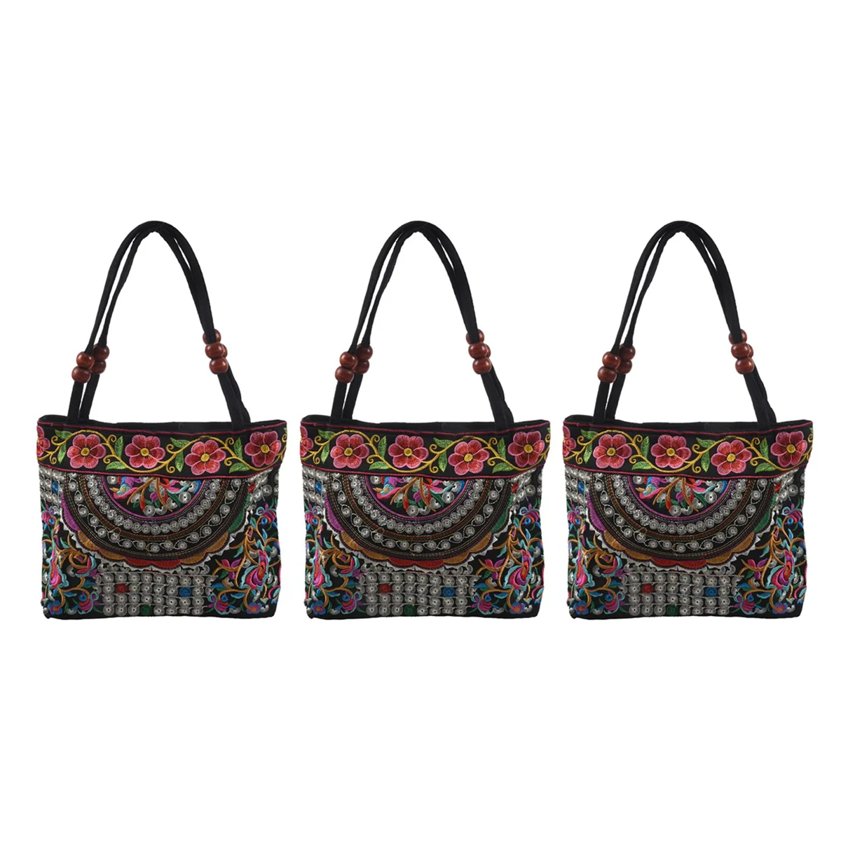 3X Chinese Style Women Handbag Embroidery Ethnic Summer Fashion Handmade Flowers Ladies Tote Shoulder Bags Cross-Body
3X Chinese Style Women Handbag Embroidery Ethnic Summer Fashion Handmade Flowers Ladies Tote Shoulder Bags Cross-Body
