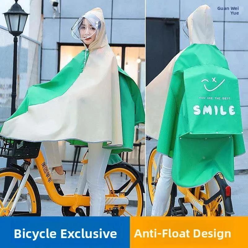 Thickened Men's Bicycle Raincoat Full Body Waterproof Cycling Rain Poncho for School Commuting Single Bike Rainwear Adult Size
Thickened Men's Bicycle Raincoat Full Body Waterproof Cycling Rain Poncho for School Commuting Single Bike Rainwear Adult Size