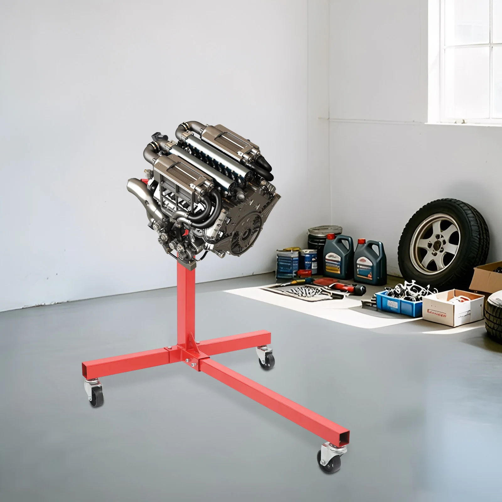 Вращающаяся подставка для двигателя, складной держатель двигателя емкостью 750 фунтов, сверхмощная ремонтная подставка с бесплатным крючком для вешалки для двигателя, красный
Вращающаяся подставка для двигателя, складной держатель двигателя емкостью 750 фунтов, сверхмощная ремонтная подставка с бесплатным крючком для вешалки для двигателя, красный
