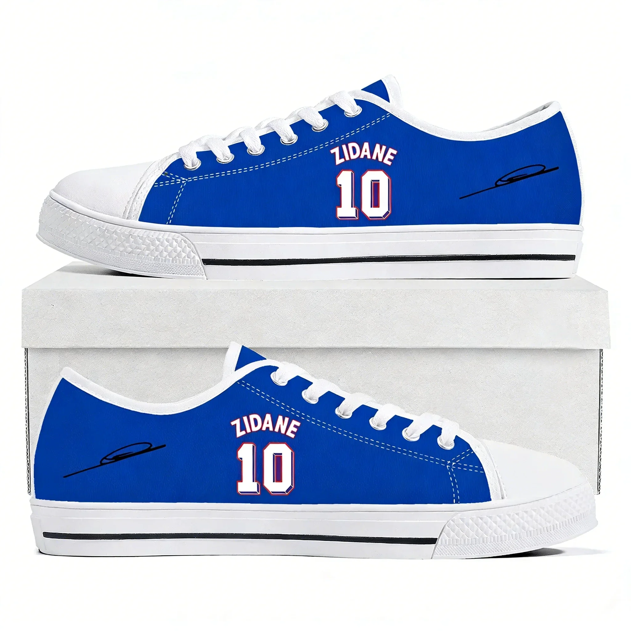 Zidane No.10 Low Top Shoes Man Woman Teenager Canvas Casual Sneaker France Soccer Star Couple Footwear Custom Shoe White
Zidane No.10 Low Top Shoes Man Woman Teenager Canvas Casual Sneaker France Soccer Star Couple Footwear Custom Shoe White