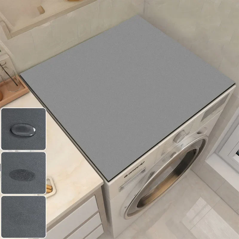 Rubber Washing Machine Dust Cover Dustproof Washing Machine Protector Absorbent Mat Anti Slip Door Rug Coffee Machine Pad
Rubber Washing Machine Dust Cover Dustproof Washing Machine Protector Absorbent Mat Anti Slip Door Rug Coffee Machine Pad