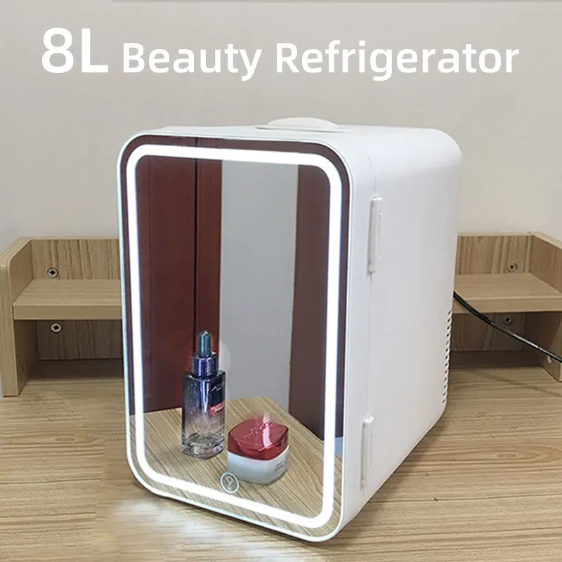8L Portable Beauty Refrigerator,Cooling&Heating Dual Use,Small Household Fridge Vehicle Freezer,With LED Mirror Lighting
8L Portable Beauty Refrigerator,Cooling&Heating Dual Use,Small Household Fridge Vehicle Freezer,With LED Mirror Lighting