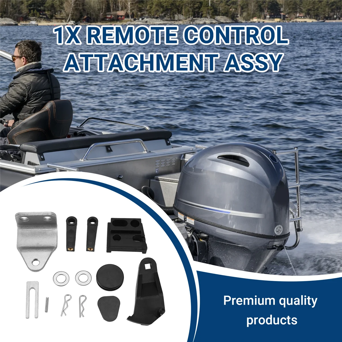 #51B Automotive Parts & Accessories,Remote Control Attachment Assy for Yamaha Outboard Engine 40HP,Black&Silver
#51B Automotive Parts & Accessories,Remote Control Attachment Assy for Yamaha Outboard Engine 40HP,Black&Silver