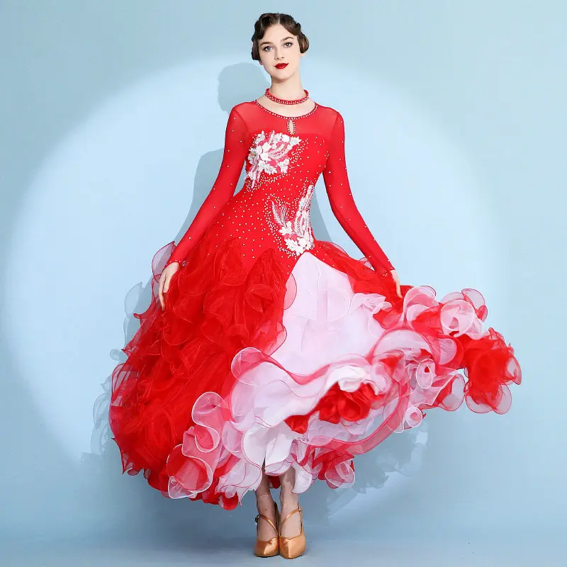 New Arrival Women's Ballroom Dress Elegant Modern Design One-Piece Outfit Suitable for Training Practice and Competitions
New Arrival Women's Ballroom Dress Elegant Modern Design One-Piece Outfit Suitable for Training Practice and Competitions